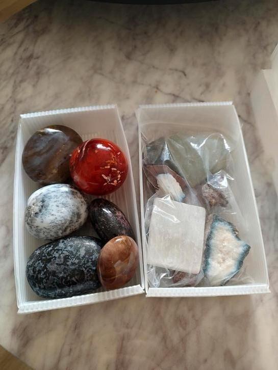Edelstenen verzameling, Verzamelen, Mineralen en Fossielen, Ophalen of Verzenden