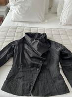 CORA KEMPERMAN VEST JAS MET GROTE KRAAG LARGE, Kleding | Dames, Ophalen of Verzenden, Zo goed als nieuw, Maat 42/44 (L), Zwart