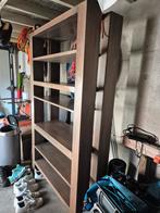 Eikenhouten Boekenkast/Stellingkast, Ophalen, Met plank(en), Gebruikt, Eikenhout