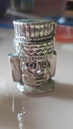 Verzilverd Maya/Olmeken Beeldjes - Mexico, Ophalen of Verzenden