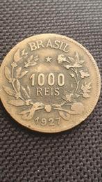 1000 Reis 1927 Brazilië., Postzegels en Munten, Ophalen of Verzenden, Zuid-Amerika, Losse munt