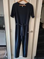 Jacqueline de yong jumpsuit blauw korte mouwen M 38 stretch, Maat 38/40 (M), Blauw, Ophalen of Verzenden, Zo goed als nieuw