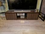 Tv meubel walnoot kleur, Ophalen, Overige materialen, 100 tot 150 cm, Zo goed als nieuw