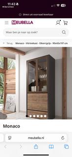Vitrine kast moet weg!, Huis en Inrichting, Ophalen, Gebruikt, 50 tot 100 cm, Glas