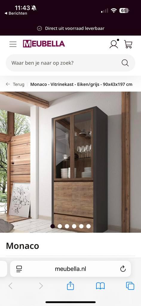 Vitrine kast moet weg!, Huis en Inrichting, Kasten | Buffetkasten, Gebruikt, 150 tot 200 cm, 50 tot 100 cm, 25 tot 50 cm, Glas