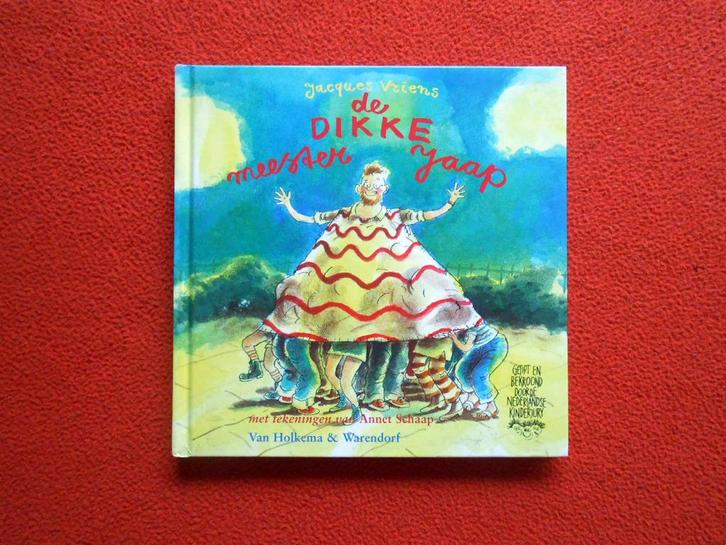 Jaques Vriens: De dikke meester Jaap (gesigneerd), Boeken, Kinderboeken | Jeugd | onder 10 jaar, Zo goed als nieuw, Ophalen of Verzenden