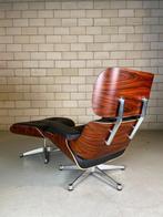 Vitra Eames lounge chair + ottoman in showroom staat, Huis en Inrichting, Fauteuils, Ophalen, Metaal, 75 tot 100 cm, Zo goed als nieuw