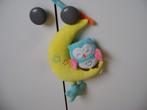 baby mobiel gele maan met uil ster en muziek, Ophalen of Verzenden, Zo goed als nieuw, Mobiel, Met geluid