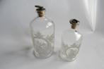 Glazen stolp flessen 2 stuks, Antiek en Kunst, Curiosa en Brocante, Ophalen of Verzenden