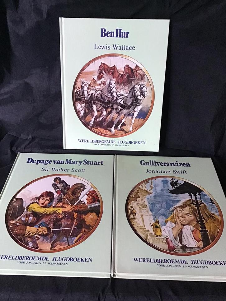8 Boeken O.a Ben Hur, Robinson Crusoe, Gullivers  reizen, Boeken, Avontuur en Actie, Ophalen of Verzenden