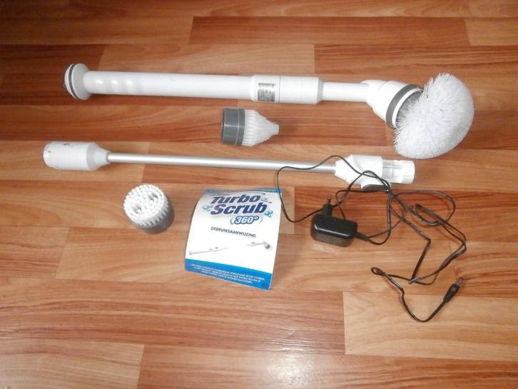schoonmaakapparaat Turbo Scrub oa tegels elektrische borstel, Huis en Inrichting, Schoonmaakartikelen, Overige typen, Ophalen of Verzenden