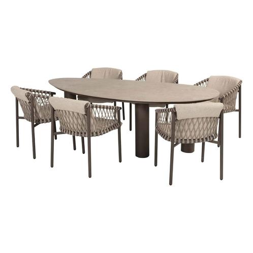 Demoset 4 Seasons Outdoor Allora tuinset dining Arizona Sale, Tuin en Terras, Tuinsets en Loungesets, Zo goed als nieuw, Tuinset