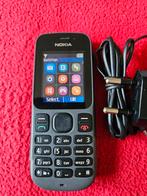 Bijna Gratis Als nieuw Nokia telefoon model 100,m.oplader€14, Ophalen of Verzenden, Zo goed als nieuw, Zwart
