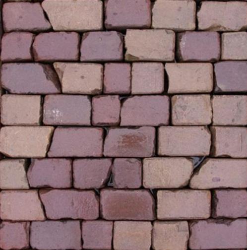 30 m2 oud gebakken kei formaat wisselende lengtes 10 duimer, Tuin en Terras, Tegels en Klinkers, Gebruikt, Klinkers, Keramiek