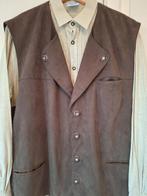 Trachten Tiroler gilet bruin 56, Ophalen, Gedragen, Maat 56/58 (XL)