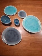 Jewel servies: Borden en schaaltjes in diverse kleuren, Ophalen, Gebruikt, Bord(en), Effen