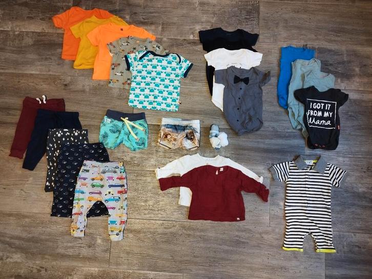 Zomerpakket jongen maat 62/68 – 26 stuks, Kinderen en Baby's, Kinderkleding | Kinder-kledingpakketten, Gebruikt, Ophalen of Verzenden