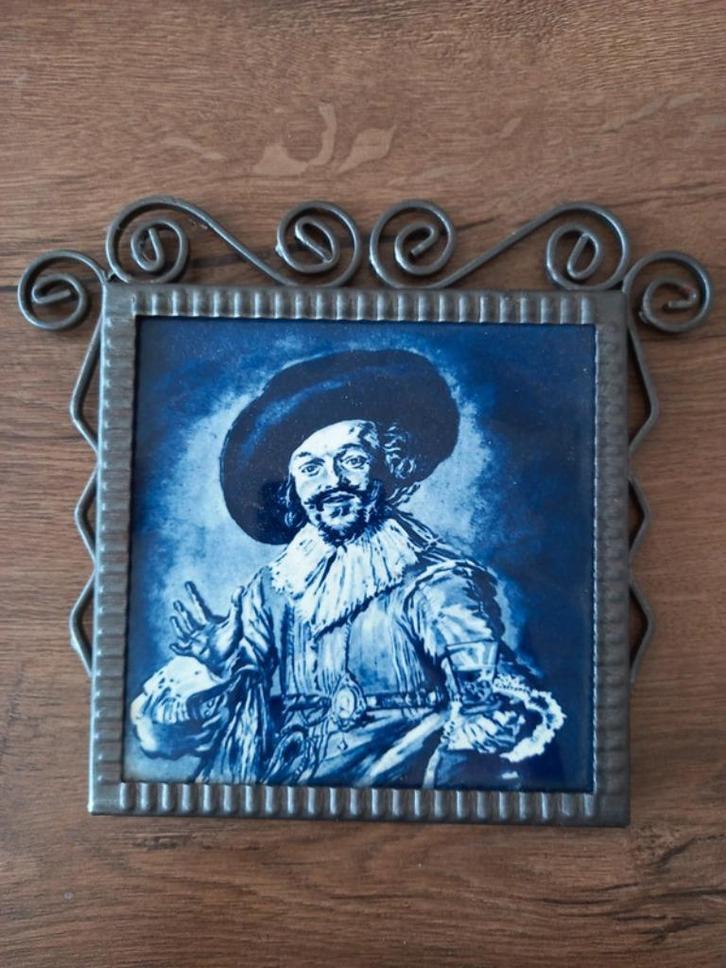 Delftsblauwe tegel, Antiek en Kunst, Antiek | Wandborden en Tegels, Ophalen of Verzenden