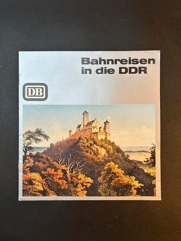 Brochure DB ‘Bahnreisen in der DDR’ (1974) beschikbaar voor biedingen