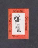 Lucifermerk Harry Dénis HBS Den Haag Voetbal Oranje., Ophalen of Verzenden, Zo goed als nieuw