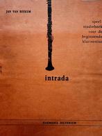Intrada. Jan van Beeckum. Klarinet. Gebruikt., Les of Cursus, Ophalen of Verzenden, Zo goed als nieuw, Klarinet