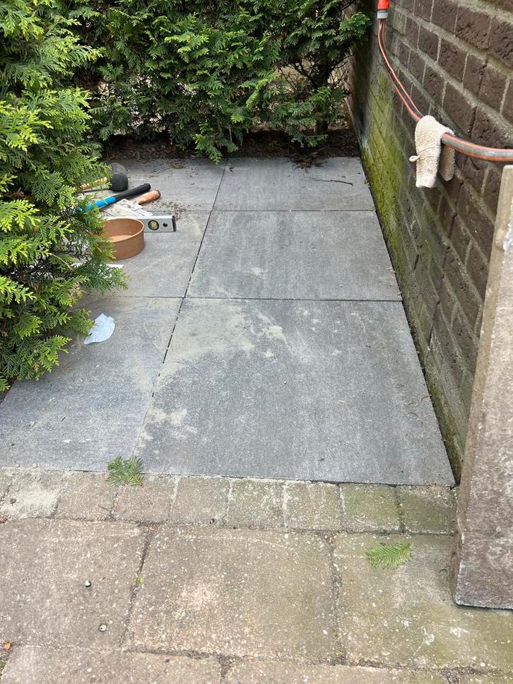 60x60 Terrastegels - Tuintegels, Tuin en Terras, Tegels en Klinkers, Gebruikt, Terrastegels, Beton, 10 m² of meer, Ophalen of Verzenden
