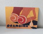 Vintage houten reclamebord Orangina, Verzamelen, Merken en Reclamevoorwerpen, Ophalen of Verzenden, Zo goed als nieuw, Reclamebord