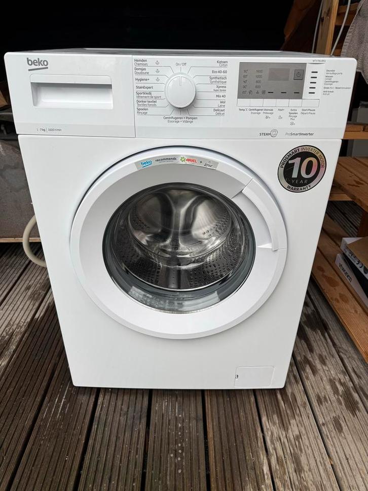 Beko Wasmachine - 4 jaar oud, Witgoed en Apparatuur, Wasmachines, Gebruikt, Voorlader, 6 tot 8 kg, 85 tot 90 cm, 1200 tot 1600 toeren