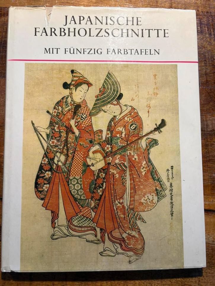 Japanische Farbholzschnitte – 50 Japanse Ukiyo-e prints, Boeken, Kunst en Cultuur | Beeldend, Zo goed als nieuw, Grafische vormgeving