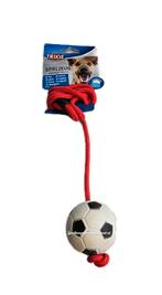 Hondenspeelgoed  " Werptouw met voetbal bal aan XL Koord  ", Dieren en Toebehoren, Ophalen of Verzenden, Nieuw, Apporteerspeelgoed