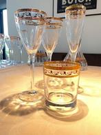 12 persoons Italiaans kristallen glasservies, Huis en Inrichting, Keuken | Servies, Ophalen, Glas of Glazen, Gebruikt, Glas