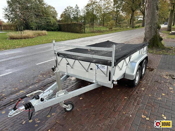 Anssems BSX tandemasser bakwagen 301x150cm V E R K O C H T, Auto diversen, Aanhangers en Bagagewagens, Gebruikt