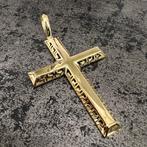 14 karaat gouden kruis kettinghanger nieuw italy, Sieraden, Tassen en Uiterlijk, Kettinghangers, Ophalen of Verzenden, Zo goed als nieuw