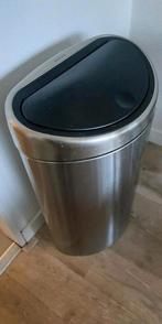 Brabantia Touch Bin Duo Prullenbak, Huis en Inrichting, Woonaccessoires | Prullenbakken, Ophalen, 50 tot 75 cm, 40 liter of meer