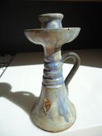 art nouveau kaarshouder kandelaar flambé steengoed aardewerk, Antiek en Kunst, Ophalen of Verzenden