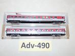Adv-490 N-Spoor Personenwagons 8686/87 IC/EC Fleischmann, Gelijkstroom, Fleischmann, Wagon, Ophalen of Verzenden