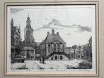 Ets ‘Grote Markt in Roosendaal ‘ van Anna Doedijns, Antiek en Kunst, Kunst | Etsen en Gravures, Ophalen of Verzenden