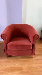 Half ronde Fauteuil Rood Bucket Tub Chair Terracotta, Ophalen, UK, 75 tot 100 cm, Zo goed als nieuw