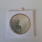 50 gulden Koningin Beatrix 1991 25jaar huwelijk Claus, Ophalen of Verzenden, Koningin Beatrix, 50 gulden, Losse munt