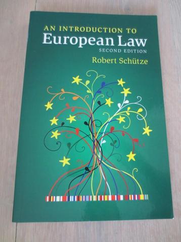 An Introduction to European Law - Robert Schutze beschikbaar voor biedingen