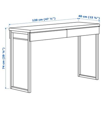 IKEA Bestå Burs Bureau - Wit - afbeelding 3