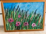 Maya Wildevuur schilderij. “ Bloemenveld”, Ophalen of Verzenden