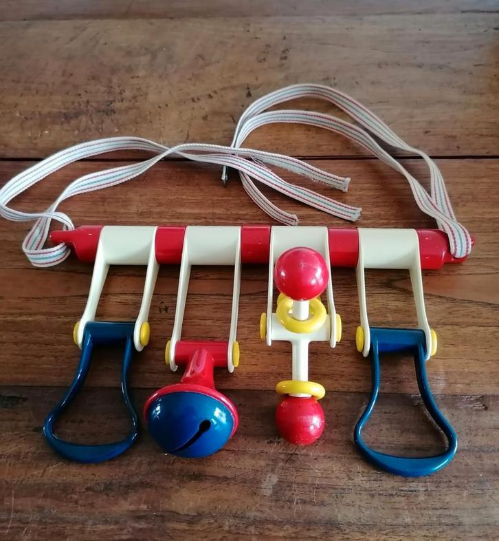 Vintage ambi toys box / kinderwagen hanger, Kinderen en Baby's, Speelgoed | Fisher-Price, Gebruikt, Overige typen, Ophalen of Verzenden