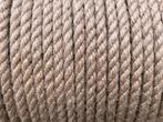 TOUW JUTE 8mm rollen a 200mtr. 3-strengs, Nieuw, Ophalen of Verzenden