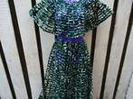 Batik katoenen rok en cape kleurvast uniek Ghana wasmachine, Ophalen of Verzenden, Nieuw, Overige kleuren, Knielengte