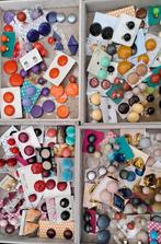 Vintage Clipoorbellen Partij, Sieraden, Tassen en Uiterlijk, Oorbellen, Overige materialen, Gebruikt, Overige kleuren, Ophalen of Verzenden