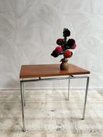 Vintage bijzettafeltje chroom pootjes, Ophalen, 50 tot 100 cm, -, -