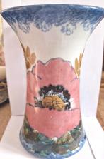 Vintage handbeschilderde vaas schotland, Antiek en Kunst, Antiek | Vazen, Ophalen of Verzenden