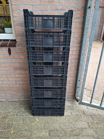 8 kratjes voor bijv houtopslag of organisatie schuur/ garage beschikbaar voor biedingen