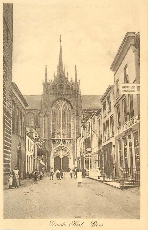 (379-200-031) Goes Groote Kerk, Verzamelen, Ansichtkaarten | Nederland, Zeeland, Verzenden